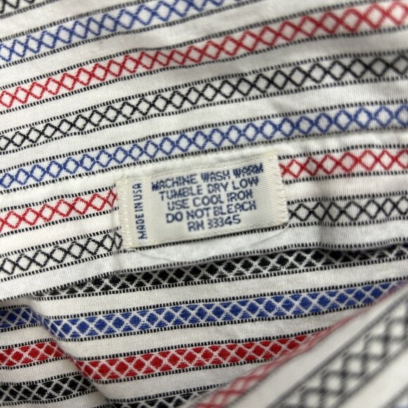 Neiman Marcus Exclusive Men’s Shirt Size Medium Tailored USA Long Sleeve Button - Picture 4 of 8